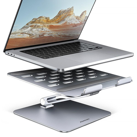 STND-LQ Podstawa do laptopów aluminiowa 10-16" cali, regulowane kąty nachylenia