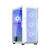 Obudowa I3 Neo ATX Mid Tower White ARGB fan x4