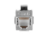 LANBERG feed-thru keystone connector RJ45->RJ45 FTP cat.5e 90