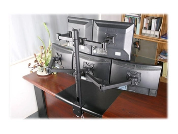 ART RAMM L-05 ART Desk Holder L-05 UNIVERSAL for 5xLCD MONITOR 13inch-20inch premium series - Towar z uszkodzonym opakowaniem (P)