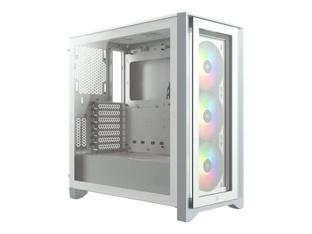 CORSAIR iCUE 4000X RGB Tempered Glass Mid-Tower White case