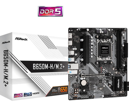 Płyta główna B650M-H/M.2 + AM5 2DDR5 HDMI/DP mATX 