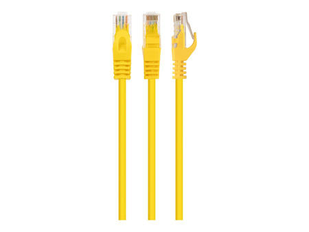 GEMBIRD patchcord kat 6 zalewane końcówki 5m żółty