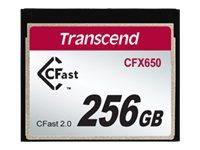 TRANSCEND CFX650 CFast 2.0 256GB Card R510MB/s MLC
