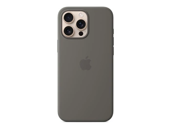 APPLE iPhone 16 Pro Max Silicone Case with MagSafe - Stone Gray