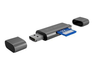 ICY BOX IB-CR201-C3 Zewnętrzny czytnik kart ze złączem multi-USB
