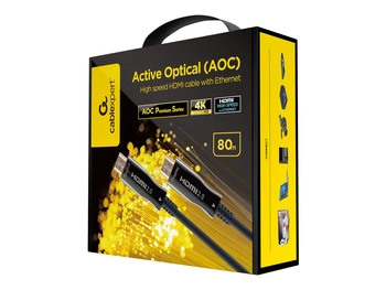 GEMBIRD Aktywny kabel optyczny AOC High Speed HDMI z Ethernetem AOC Premium Series 80m