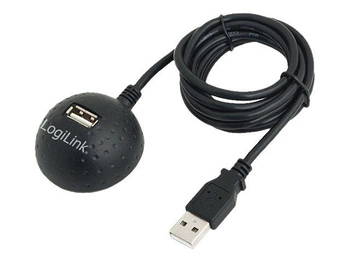 LOGILINK CU0013B LOGILINK - Kabel przedłużacz USB 2.0 ze stacją dokującą