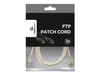 GEMBIRD patchcord RJ45 osłonka zalewana kat 5e FTP 2m szary