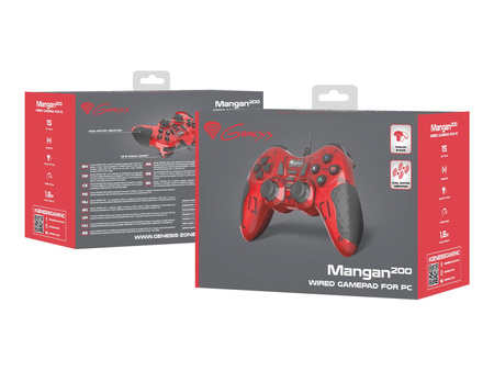 NATEC NJG-1425 GENESIS GamePad MANGAN 200 Wired (PC)