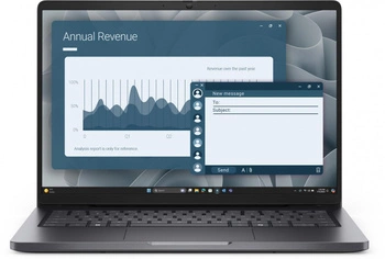 Laptop Dell Pro 14 PC14255/AMD Ryzen 3 210/8GB/512GB SSD/14.0 FHD+/AMD Radeon 740M/FgrPr/Cam & Mic/WLAN + BT/Backlit Kb/3 Cell/W11Pro