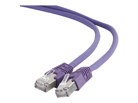 GEMBIRD PP6A-LSZHCU-V-2M Gembird patchcord RJ45, kat. 6A, SFTP, LSZH, 2m, fioletowy