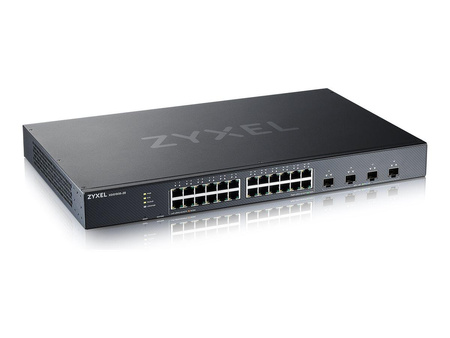 ZYXEL XGS1935-28 28 Port Smart Managed Switch 24x Gigabit Copper and 4x10G SFP+ hybrid mode standalone or NebulaFlex Cloud