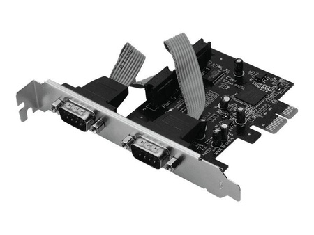 DIGITUS DS-30000-1 DIGITUS Kontroler RS232 PCI Express, 2xDB9, Low Profile, Chip: MCS9901