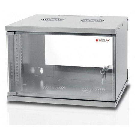Szafa wisząca ECO 19cali 6U/450mm zmontowana, szara