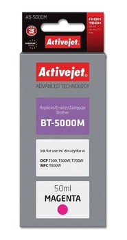 Activejet AB-5000M Tusz Buteleczka z atramentem  (zamiennik Brother BT-5000M; Supreme; 50 ml; 5000 str., czerwony)