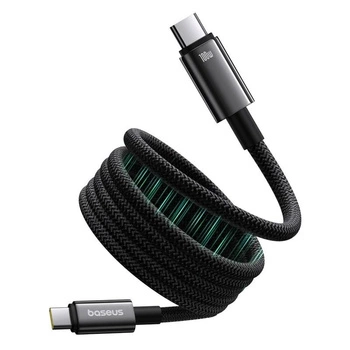 Kabel Baseus Tungsten magnetyczny USB C-USB C 100W 1m (czarny)