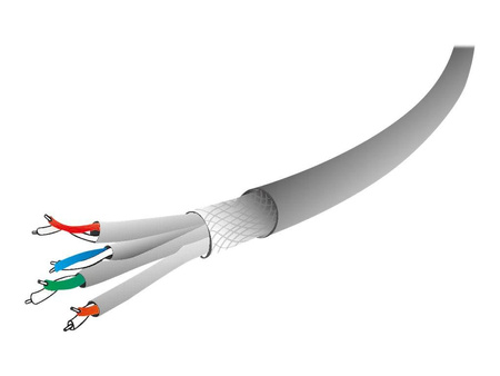 GEMBIRD PP6A-LSZHCU-B-3M patchcord RJ45 cat.6A SFTP LSZH 3m niebieski