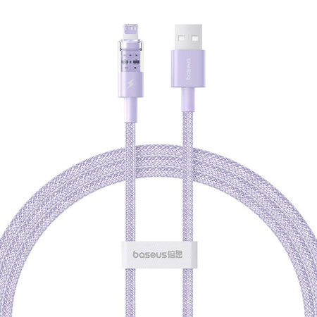 Kabel Baseus Gem 2.4A 1m (fioletowy)