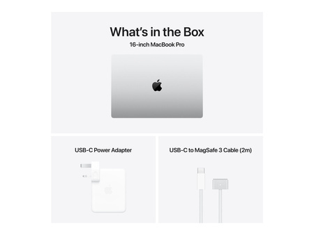 APPLE MacBook Pro 16inch M4 Pro chip with 14-core CPU and 20-core GPU 24GB 512GB SSD Silver