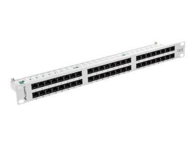 LANBERG PPU6-1048-S Lanberg Patch Panel 48 port 1U, kat. 6, szary