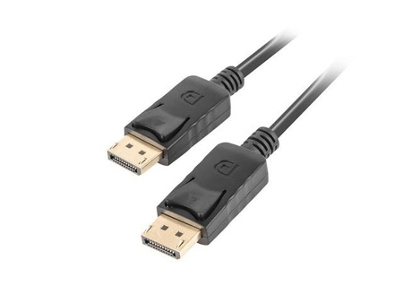 Kabel DisplayPort M/M 20 PIN V1.2 0.5M 4K czarny