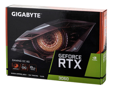 Karta graficzna Gigabyte GeForce RTX 3060 GAMING OC 8GB rev. 2.0 GDDR6