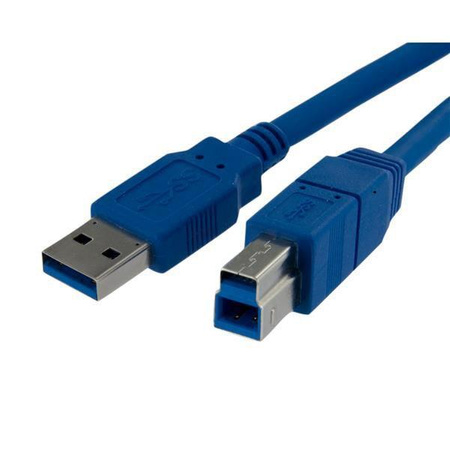 Kabel USB 3.0 Akyga AK-USB-09 USB A(M) - B(M) 1,8m niebieski