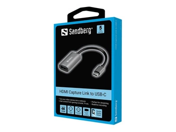 SANDBERG HDMI Capture Link to USB-C