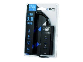 IBOX IUH3FB HUB I-BOX USB 3.0 CZARNY 4-PORTY