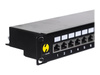 NETRACK 104-03 Netrack patch panel 19 24-porty kat. 5e FTP, z półką