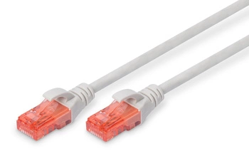 DIGITUS DK-1612-0025 Kabel Digitus patch cord UTP, CAT.6, szary, 0,025m, 15 LGW