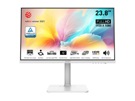 MSI Modern MD2412PW 23.8inch IPS FHD 4ms 100Hz HDMI USB C PIVOT Speakers