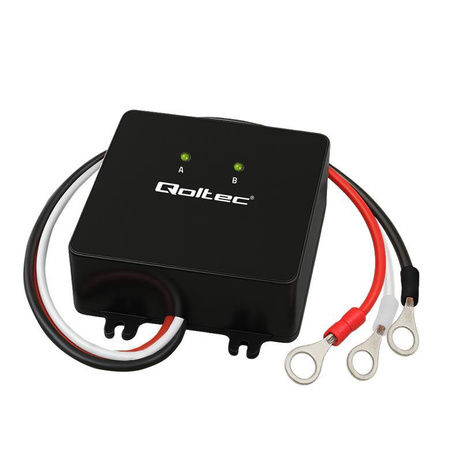 QOLTEC 51097 Balanser napięcia 24V do akumulatorów 2 x 12V 5A LiFePO4 AGM GEL