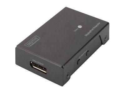 DIGITUS DS-52900 Wzmacniacz sygnału/Repeater DisplayPort do 7m/20m, 4096x2160p 4K UHD 3D, HDCP