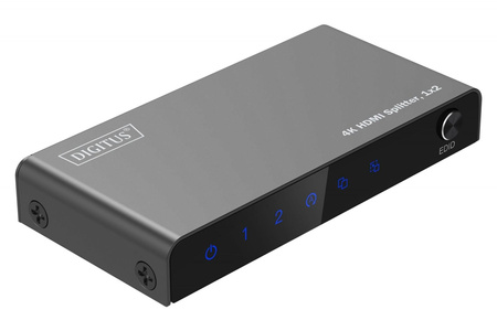 DIGITUS 1x2 HDMI Splitter 4K/60Hz HDCP 2.2 EDID Control