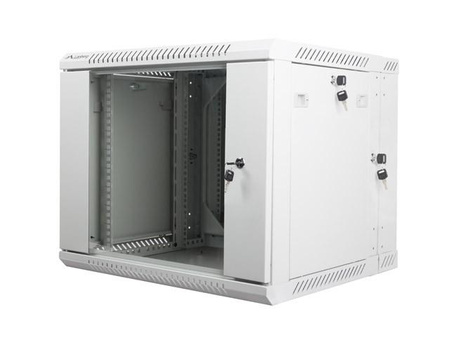 Szafa instalacyjna wisząca dwusekcyjna 19 9U 600X600mm szara 