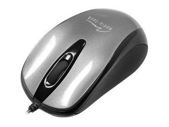 MEDIATECH MT1091S PLANO - Myszka optyczna 800 cpi, 3 przyciski + rolka, interfejs USB