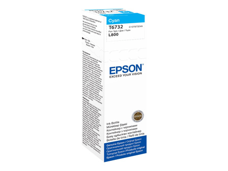 EPSON C13T67324A Tusz Epson T6732 cyan 70 ml L800