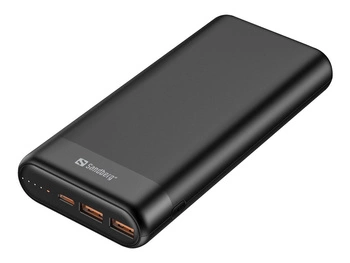 SANDBERG Powerbank 20000 USB-C PD65W + 2 x USB-A QC3.0