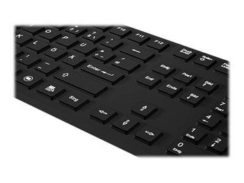 KEYSONIC KSK-8030IN IcyBox KeySonic klawiatura wodoodporna, USB 2.0, przemysłowa IP68, Czarna