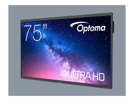 OPTOMA 5753RK 75inch 400cd/m2 UHD Interactive 4K Multi-Touch-Display Android 13 Integrated Google Play Store