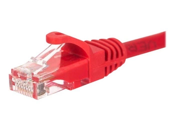 NETRACK BZPAT2UR Netrack patchcord RJ45, osłonka zalewana, kat. 5e UTP, 2m czerwony