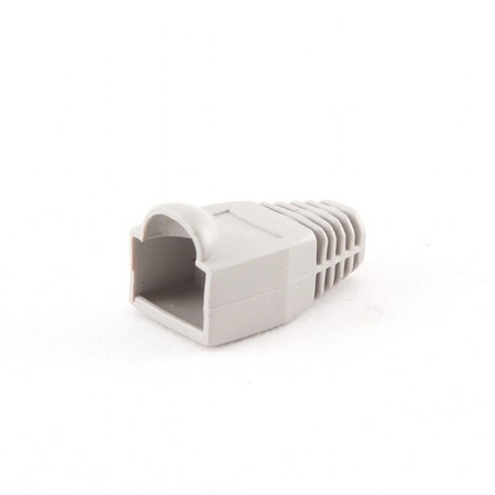 GEMBIRD BT5GY/100 Gembird osłonka wtyku RJ45, szara (100szt.)