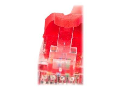 NETRACK BZPAT36R Netrack patchcord RJ45, osłonka zalewana, kat. 6 UTP, 3m czerwony