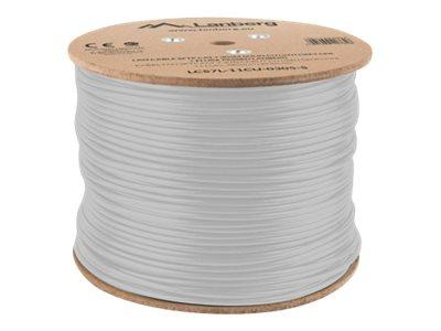 LANBERG LAN cable SFTP cat.7 305m solid CU LSZH grey CPR fluke passed