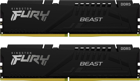 Pamięć DDR5 Fury Beast Black  64GB(2*32GB)/6000  CL36 EXPO