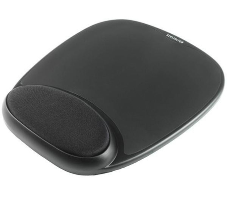 Podkładka pod mysz, ergonomiczna, piankowa, czarna