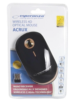 Mysz bezprzewodowa optyczna USB Acrux