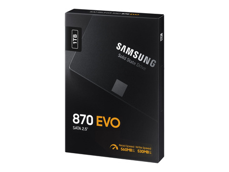 SAMSUNG 870 EVO 1TB SATA III 2.5inch SSD 560MB/s read 530MB/s write